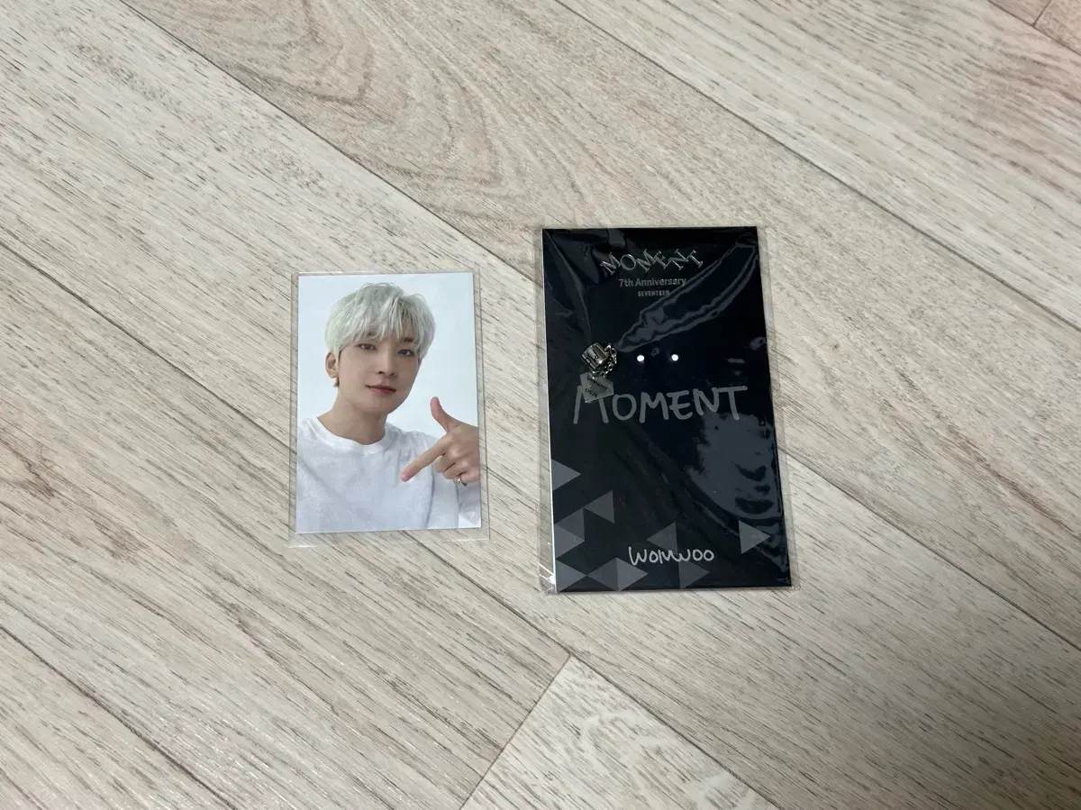 Seventeen wonwoo Seventh Anniversary Charm photocard Bulk WTS