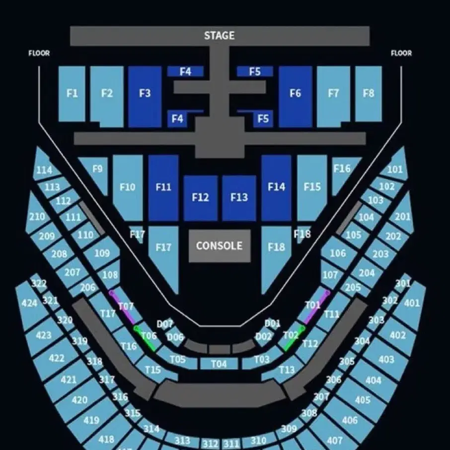 nct127 콘서트 vip F18 교환 양도