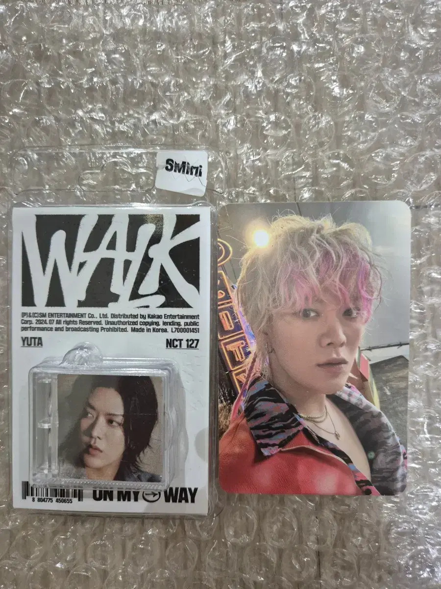 NCT yuta Smini album Walk + Photocard