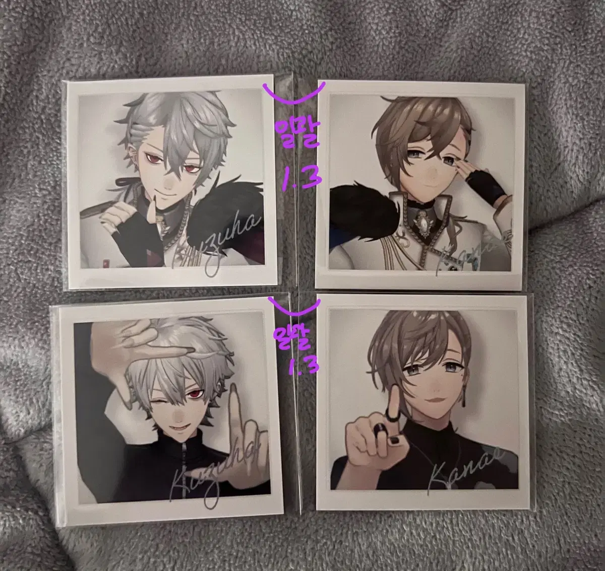 (unsealed) NIJISANJI Kuzuha Kanae Kurono and Mini Polaroid