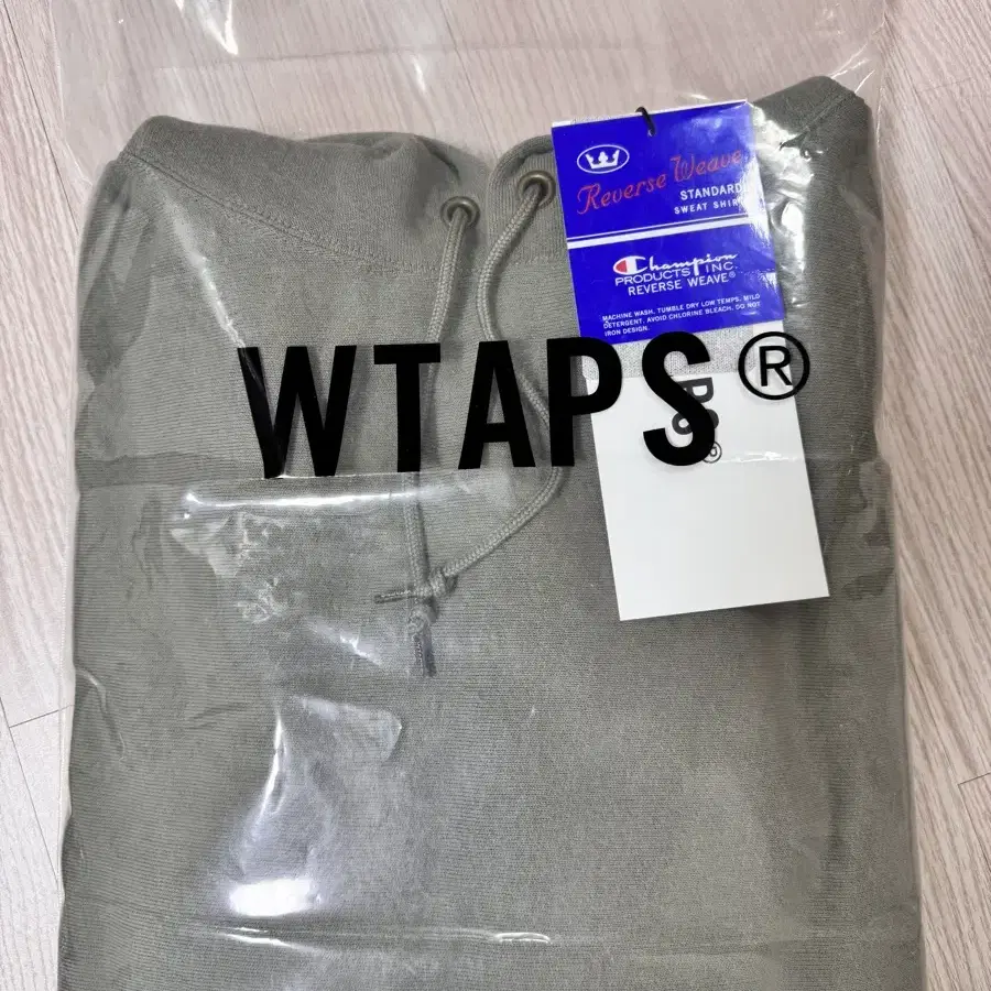 (XL,새상품)챔피언 x WTAPS 더블탭스 후드