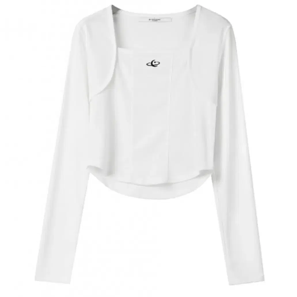 어반드레스 Square neck Line crop long sleeve