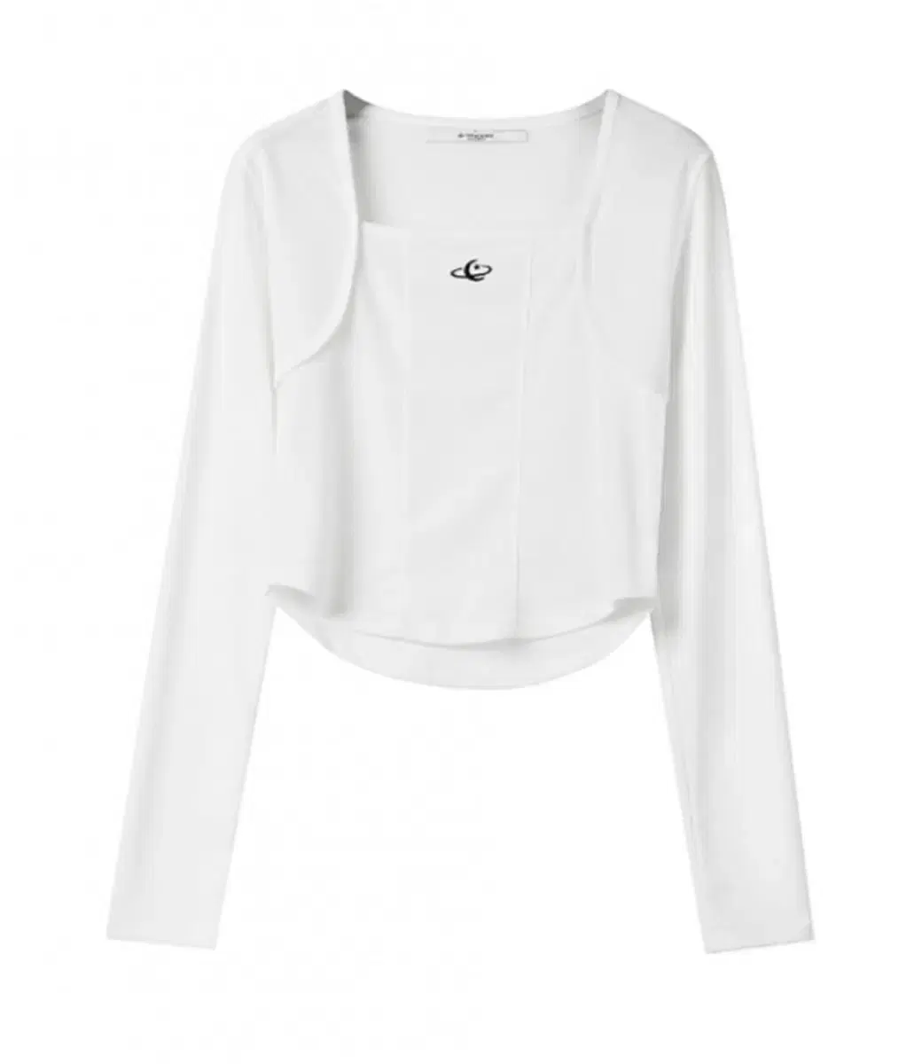 어반드레스 Square neck Line crop long sleeve