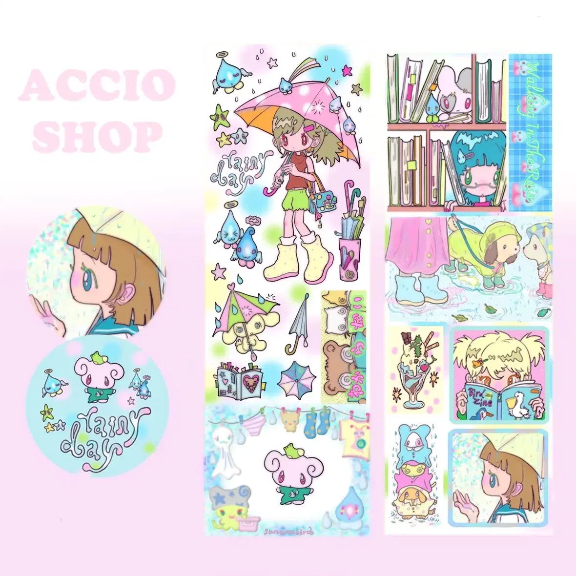 ACCIO SHOP sunonebird 키스컷 2종 마테띵 소분