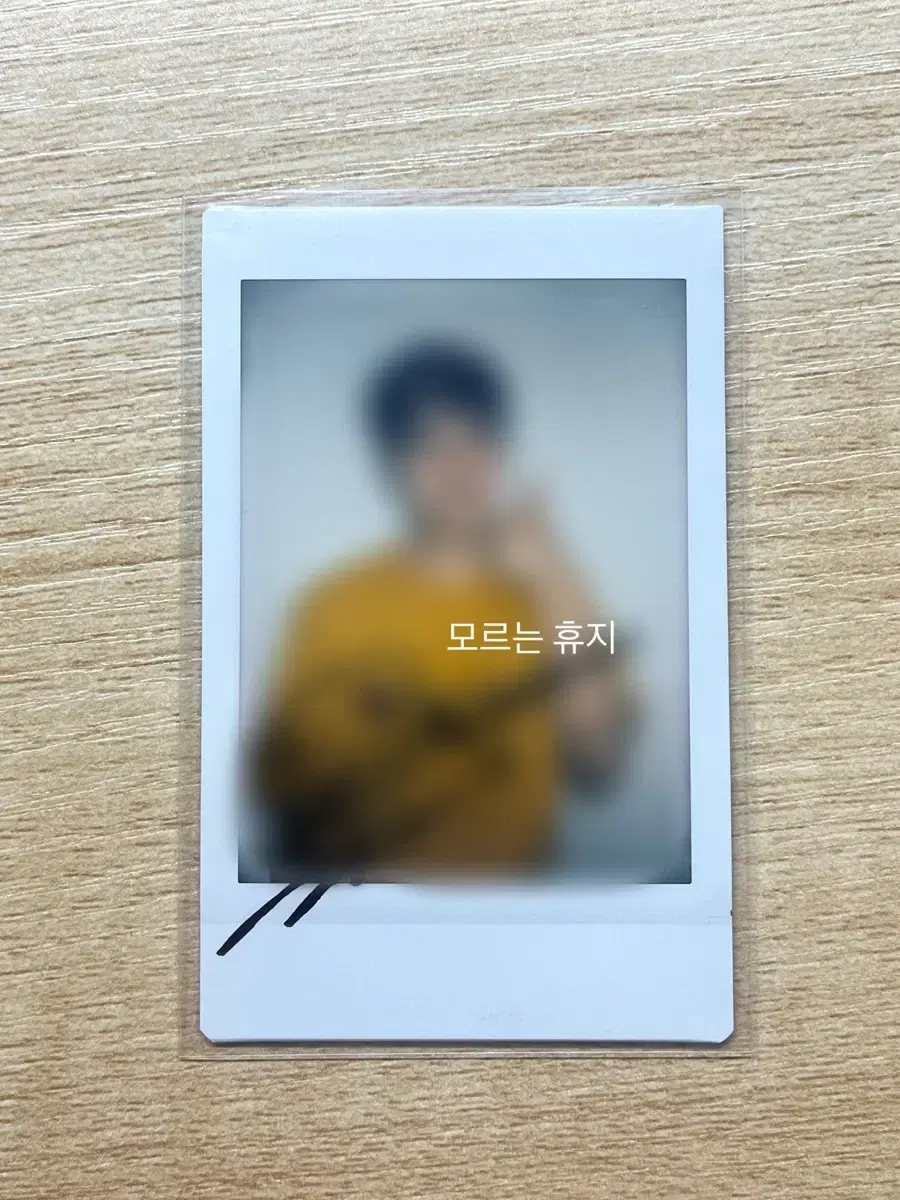 Lucy shin gwangil sign polaroid