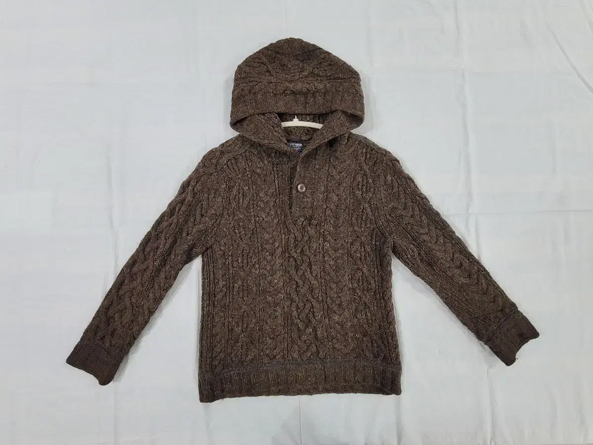 Polo Jins Company Polo Wool+Alpaca Coarse-Sew Hooded Knit S-M