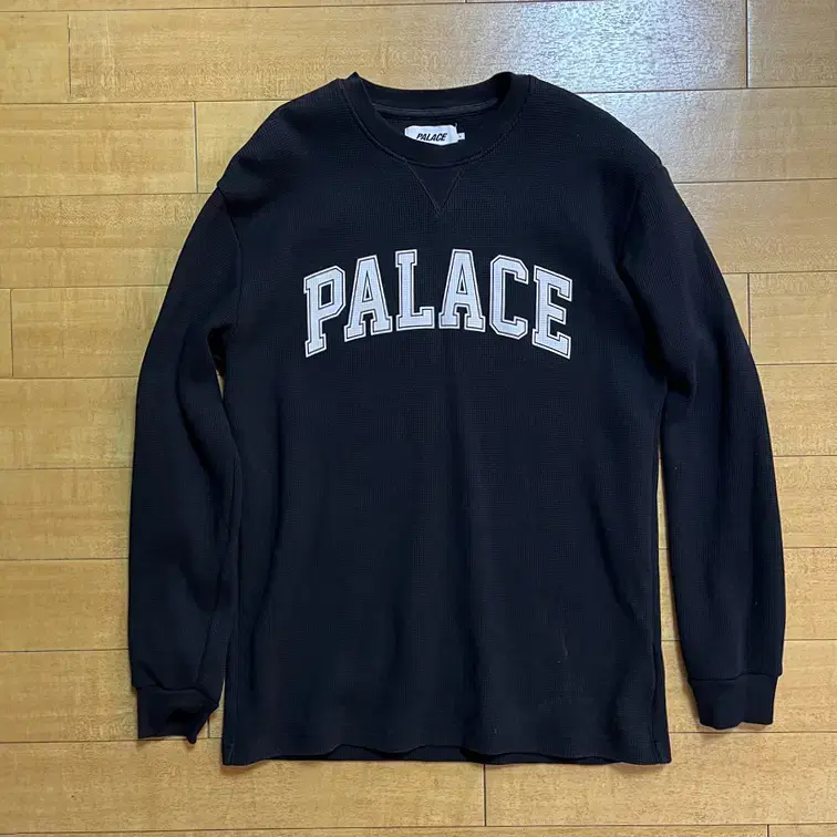 팔라스 palace 와플 롱슬리브 블랙 L - 24SS