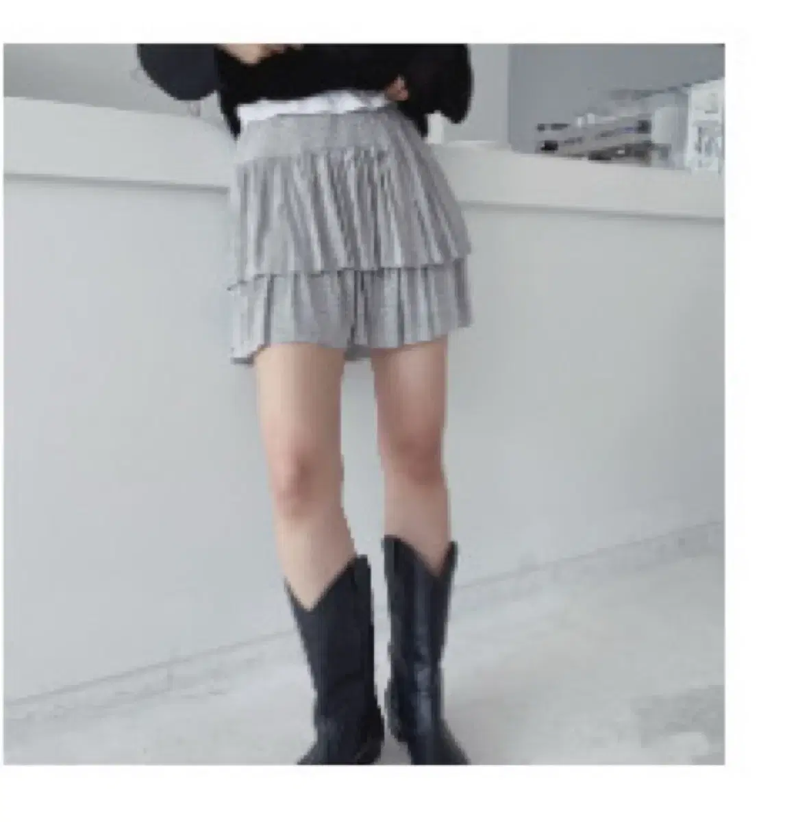 쓰리타임즈soft summer mini skirt