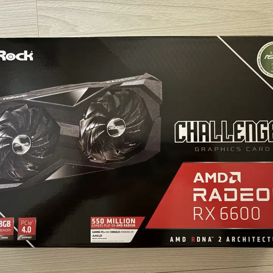 애즈락 라데온 ASROCK RX6600 CHALLENGER D D6 8G