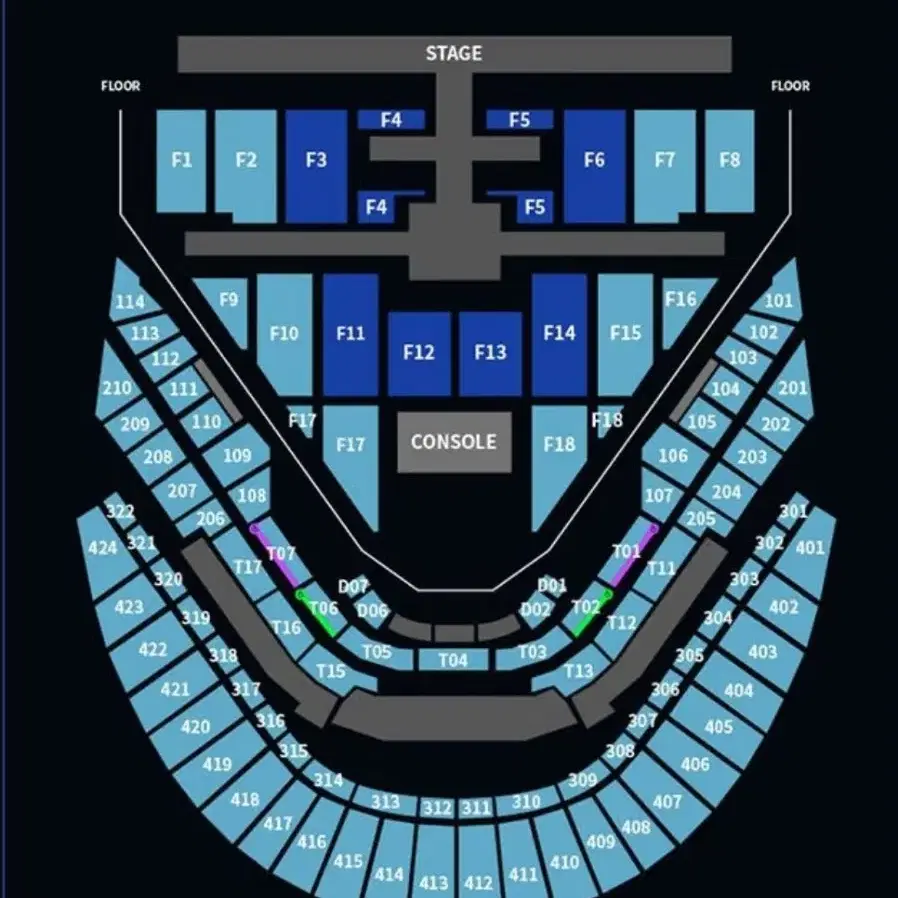 원가양도)엔시티127 콘서트 네오시티 더 모멘텀 티켓 1/19 막콘 4층