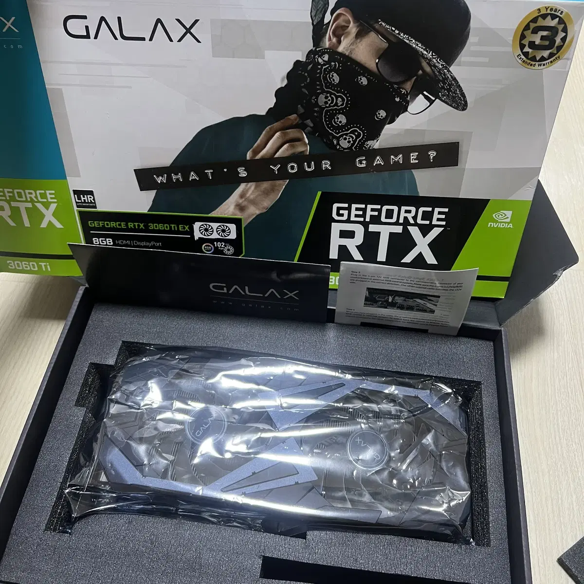 상태최상 GALAX 3060Ti D6 8GB LHR (3060 Ti)