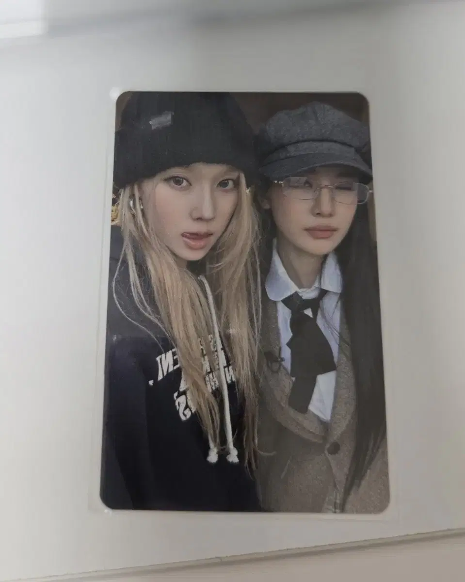 Aespa WeFlash Warner Music Limited photocard - Winter & Ningning Unit