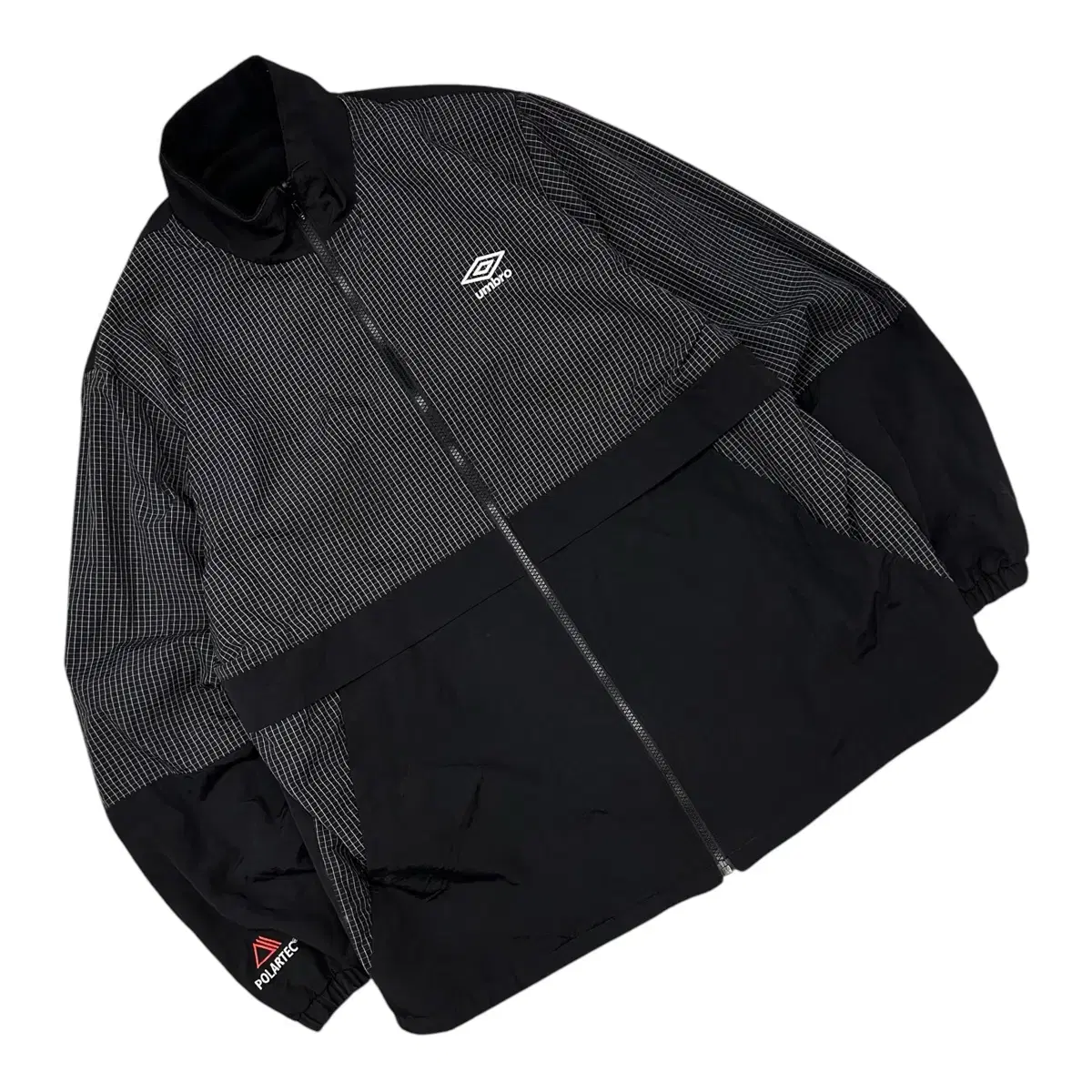 [105] Umbro Big Logo Polytech Reversible Windbreaker Hoodie