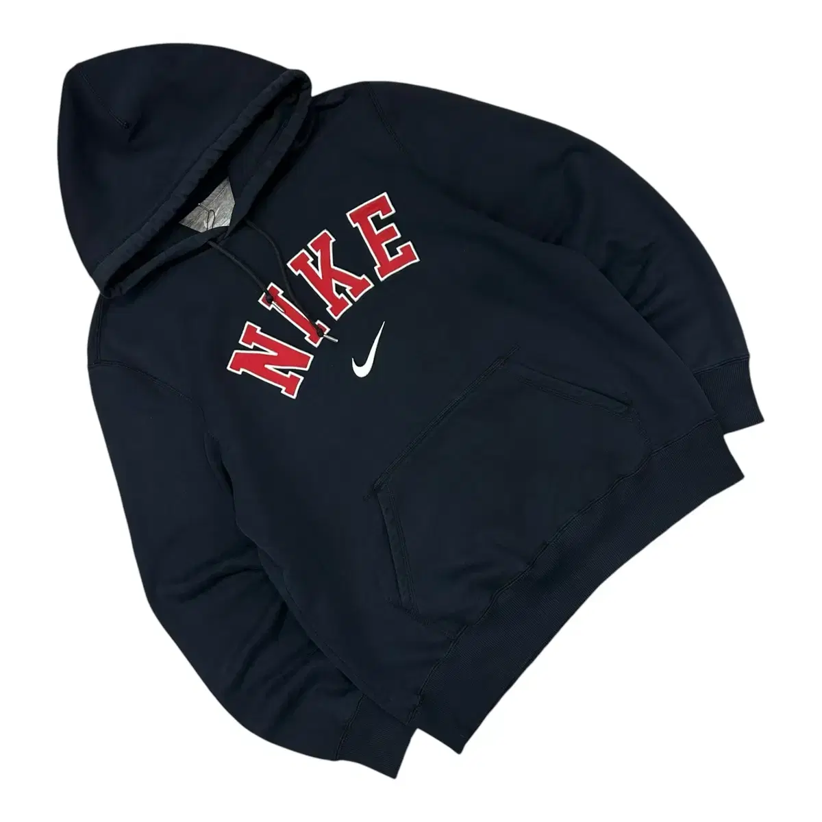 [L] Nike Vintage Big Logo Hoodie Navy