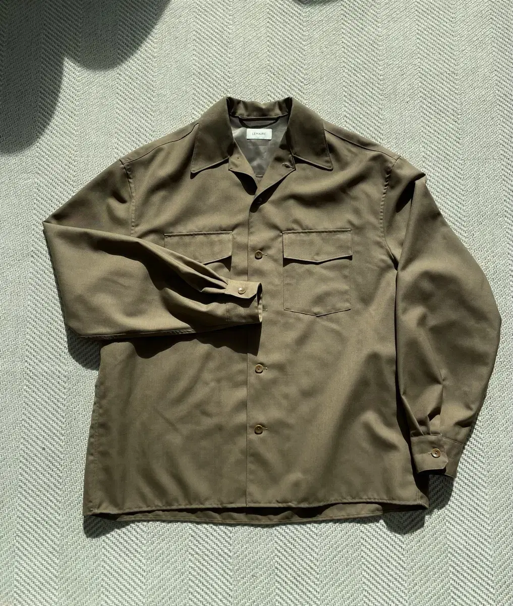 [L] Lemaire Convertible Shirt Cup Brown