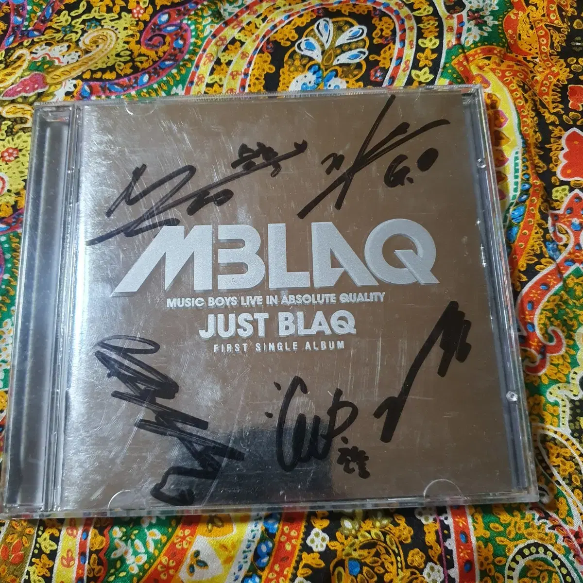 MBLAQ 엠블랙 첫싱글 전원싸인반