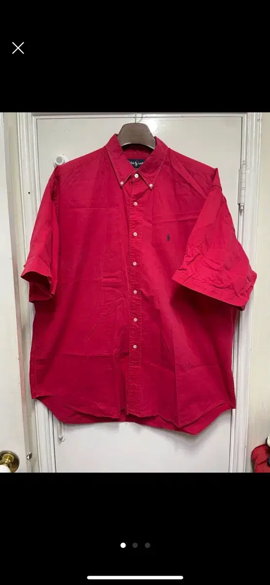 Polo Ralph Lauren Cotton Short-Sleeved Shirt Red XXl