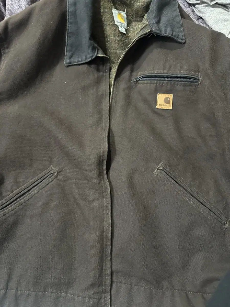 [2XL] Calhart Detroit Jacket J97 dkb Dark Brown