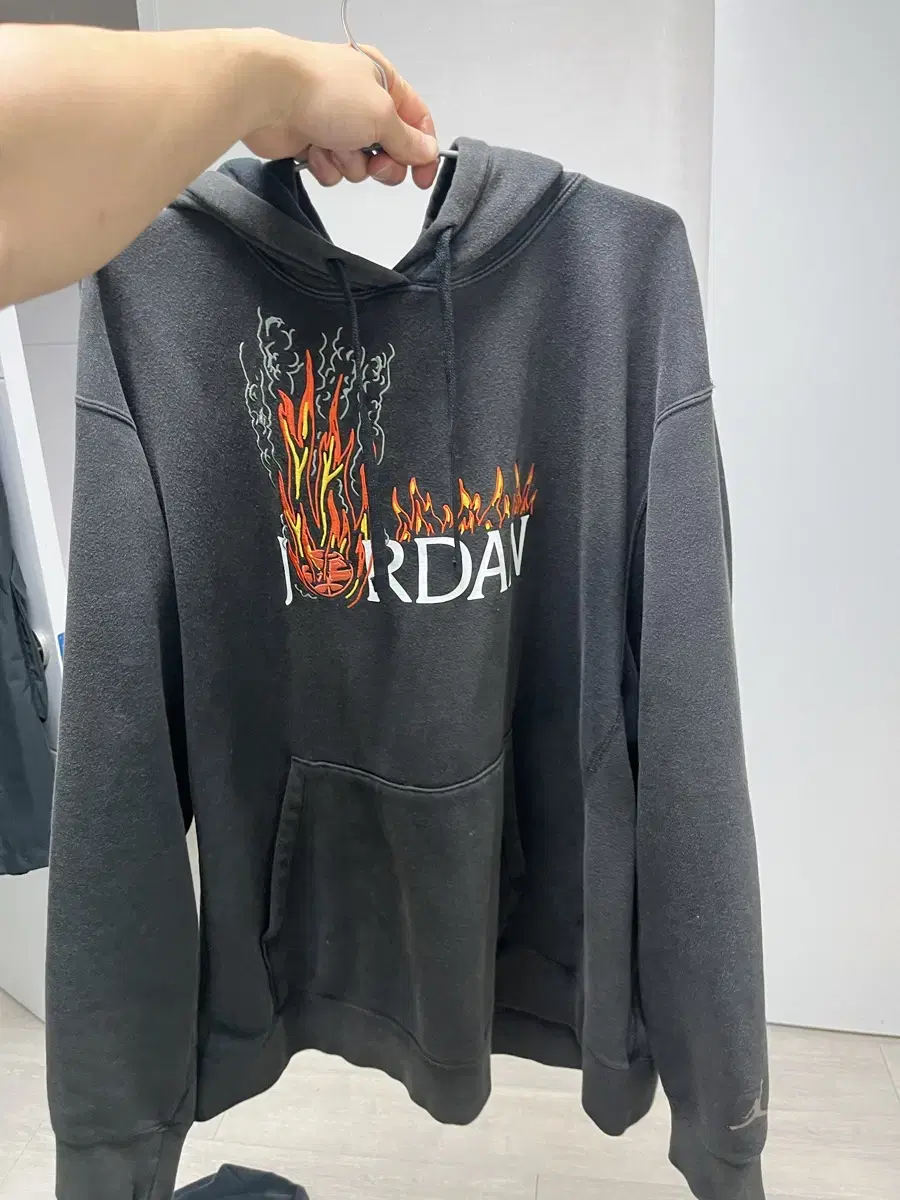 Jordan Travis Scott Flame Hoodie Asia XXL