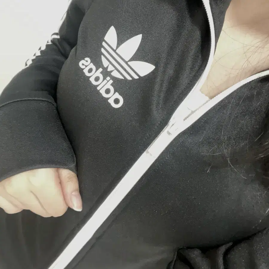 아디다스 ADIDAS 빈티지 딱붙 져지