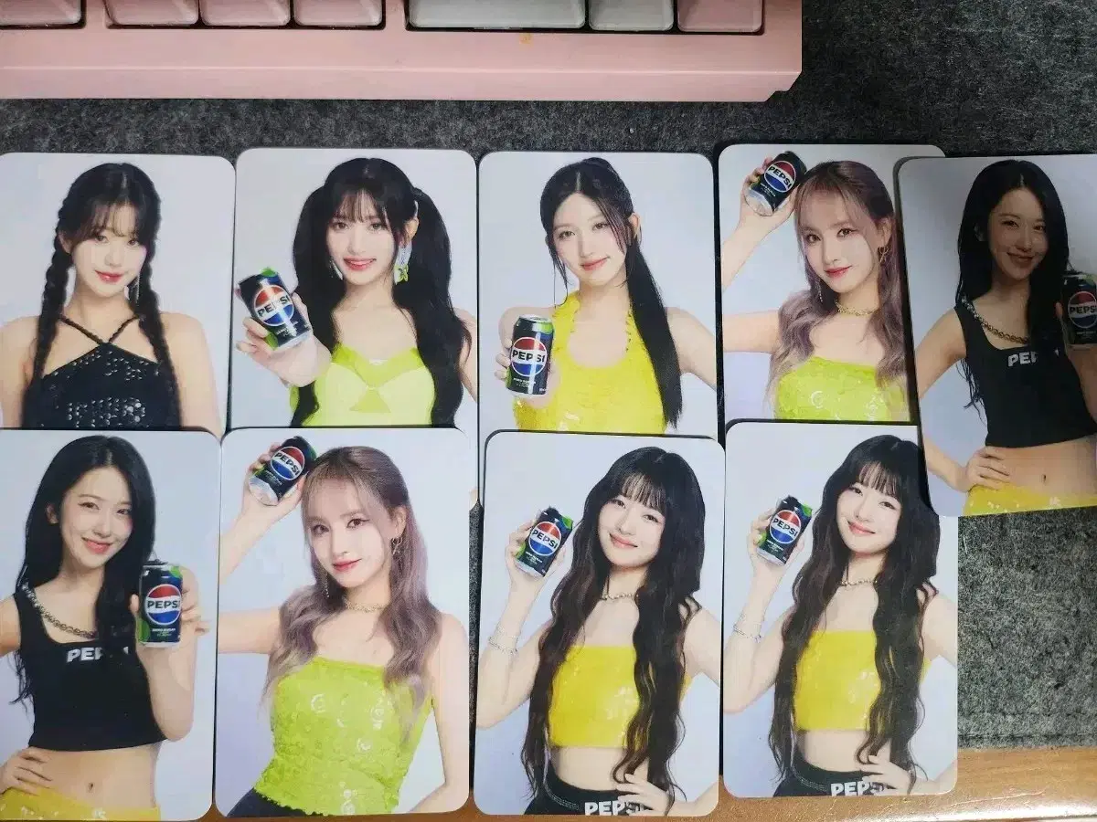 ive pepsi photocard wonyoung yujin lay gaeul leeseo liz