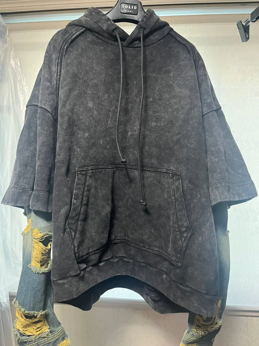 [L] Junji Collection Dis Layered Hoodie