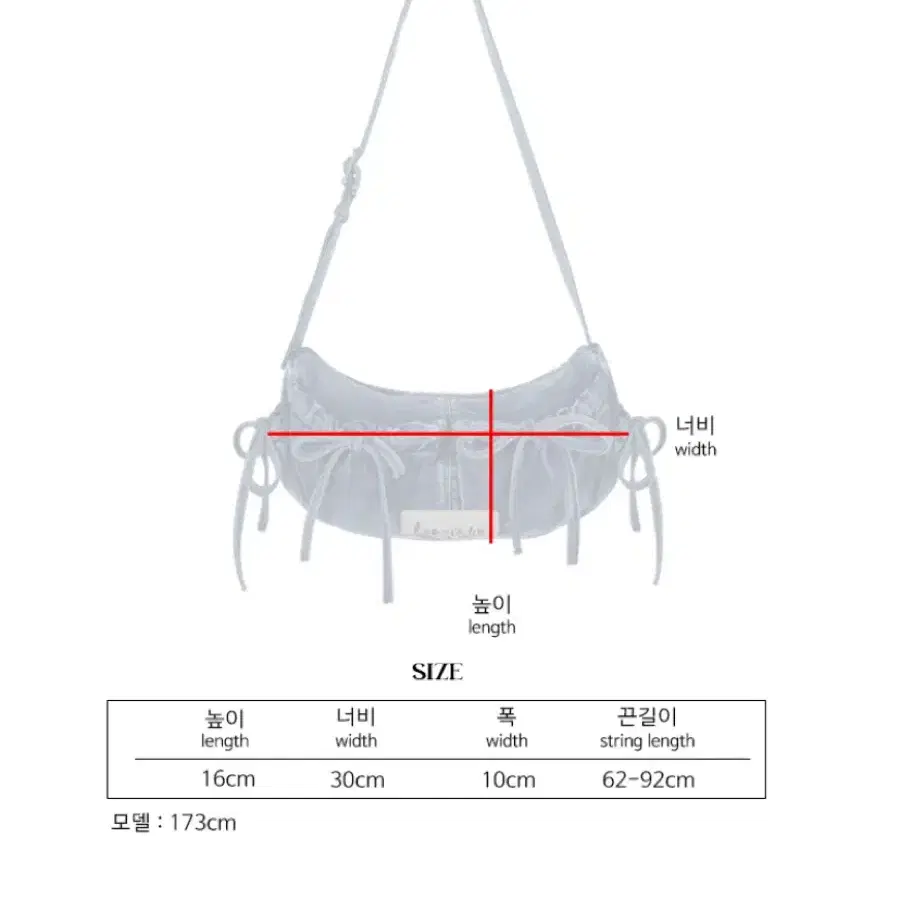 일택포) 아워세이아워 워시드 리본 데님 숄더백