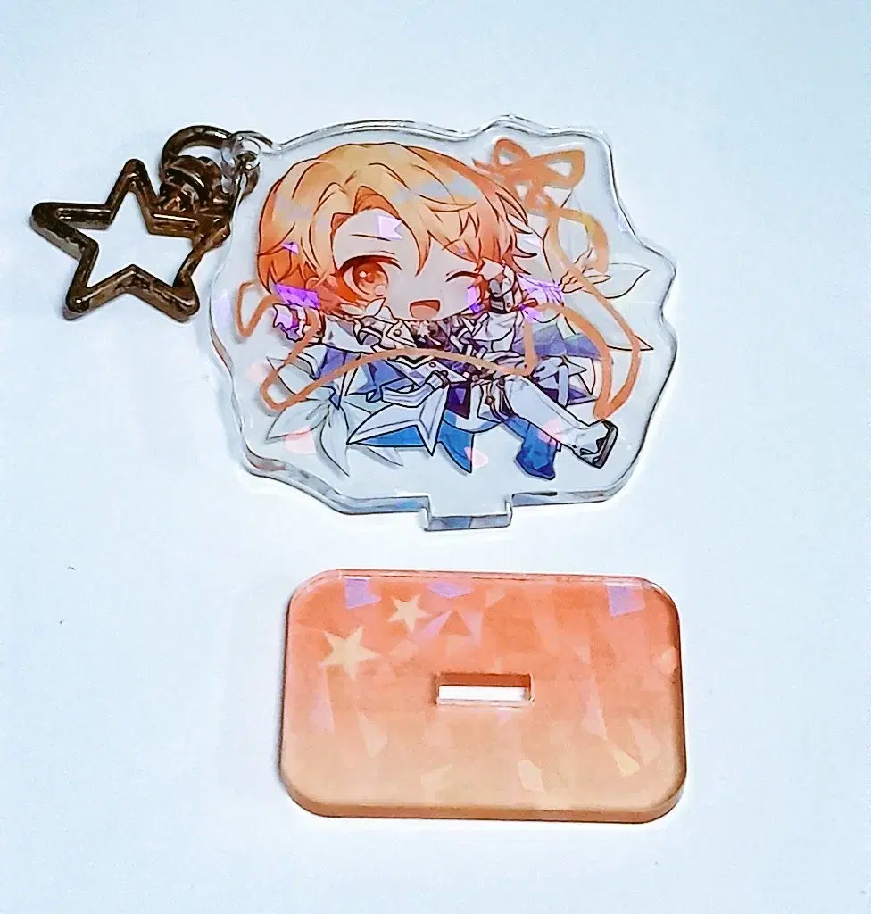 Project SEKAI Psekka Tsukasa Tenma lily acrylic stand keyring Unofficial Goods