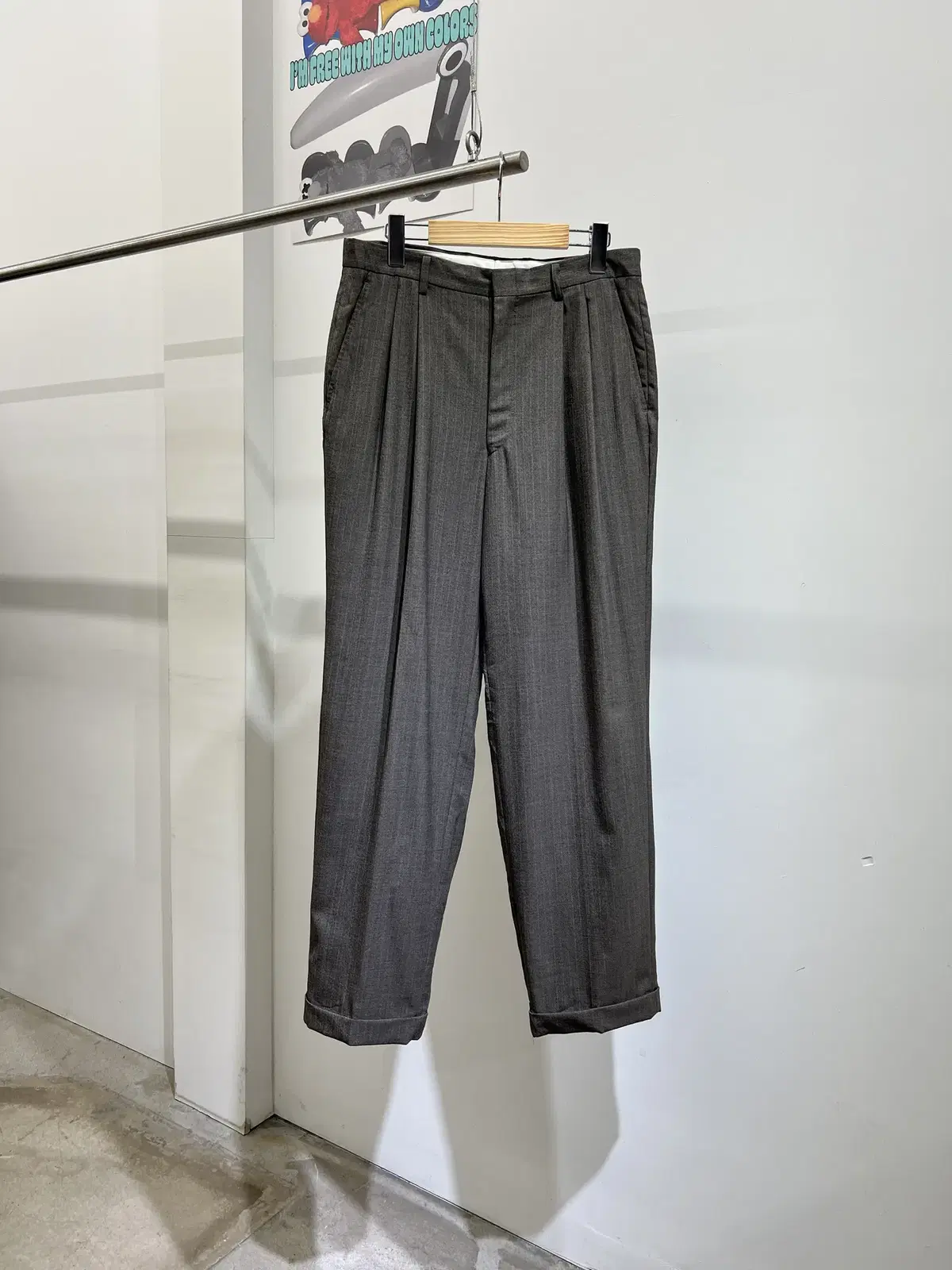 VINTAGE (Made in Japan) Brown Wool Slacks