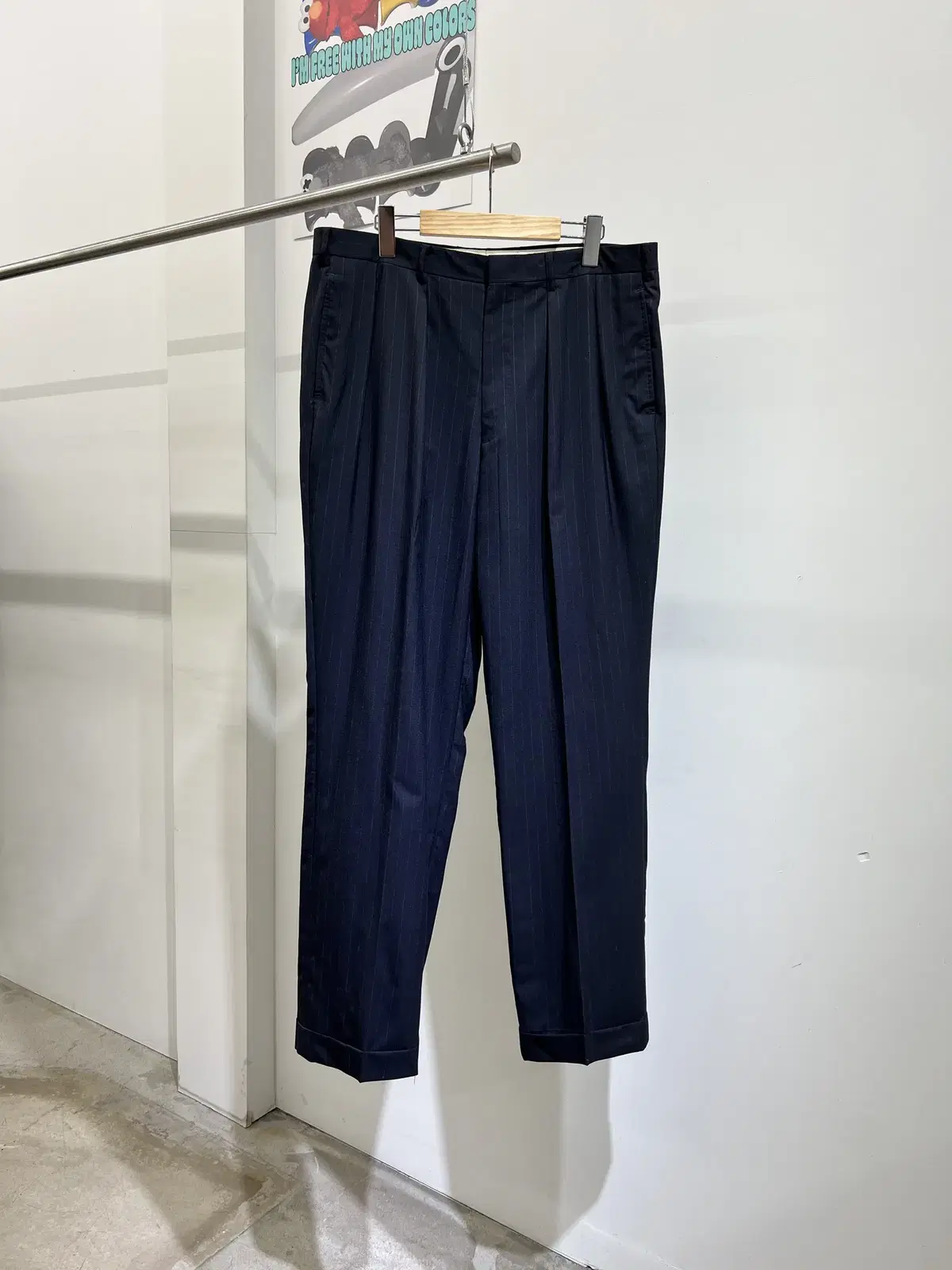 WILLIAM GLEN (Made in Japan)Navy slacks