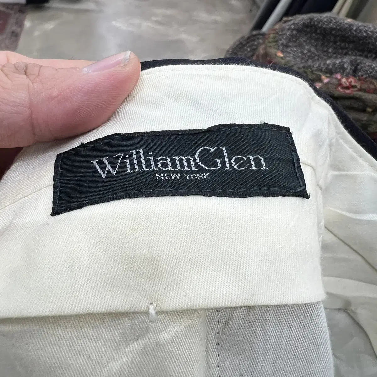 WILLIAM GLEN (Made in Japan)네이비 슬랙스