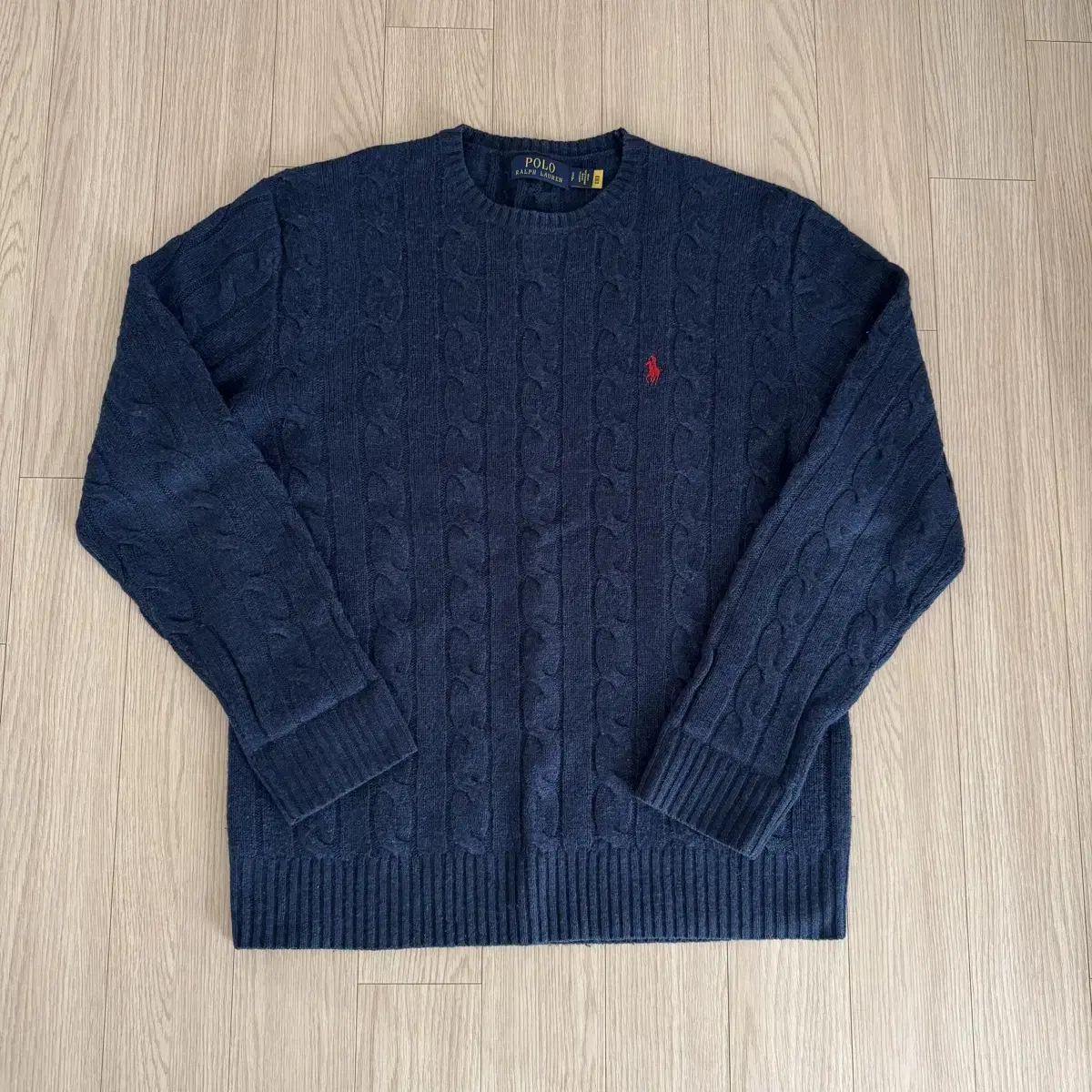 Polo Wool Cable Knit S