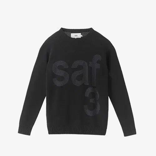 [Same Day] Safarispot Basic Safari Knit Black