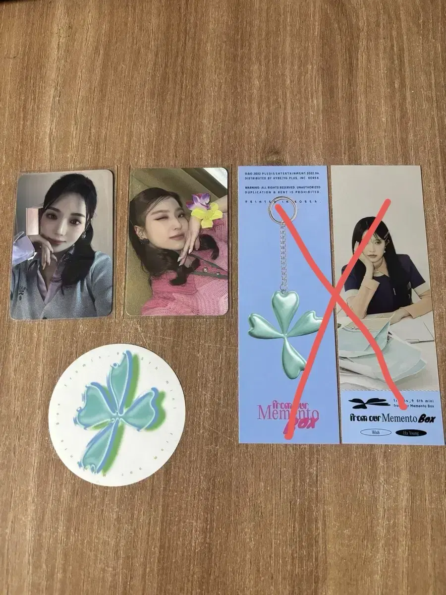 Fromis 9 Stagesway album components photocard pnayeon