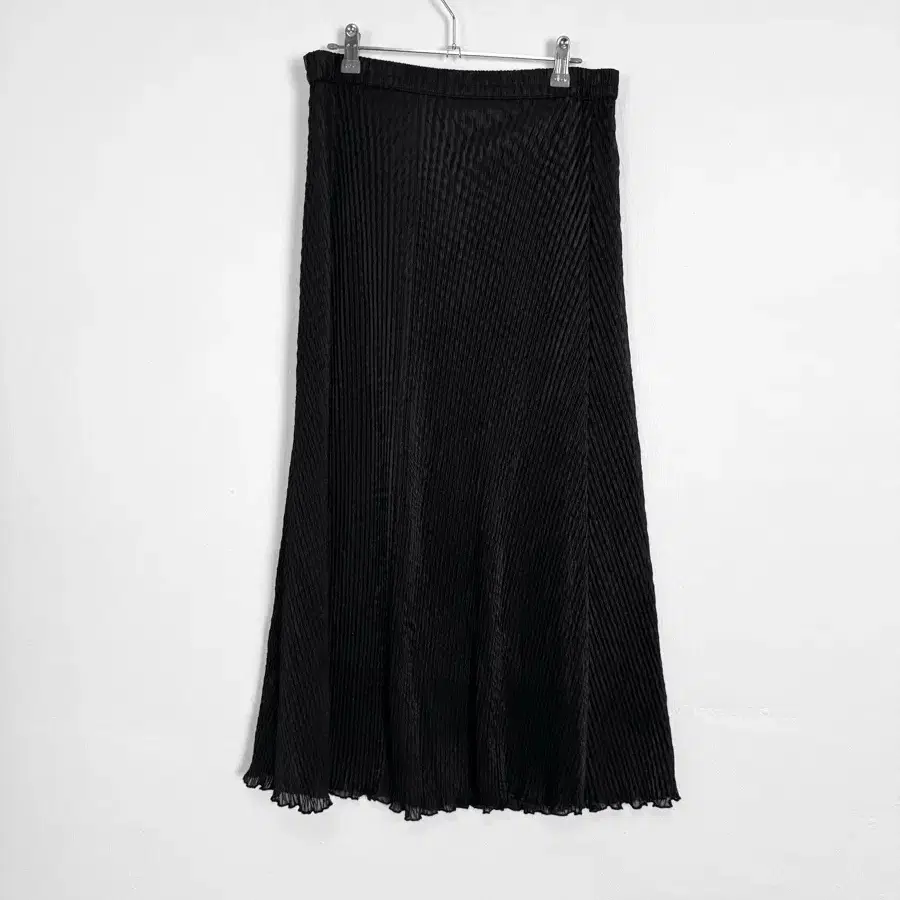 vintage solid pleated skirt