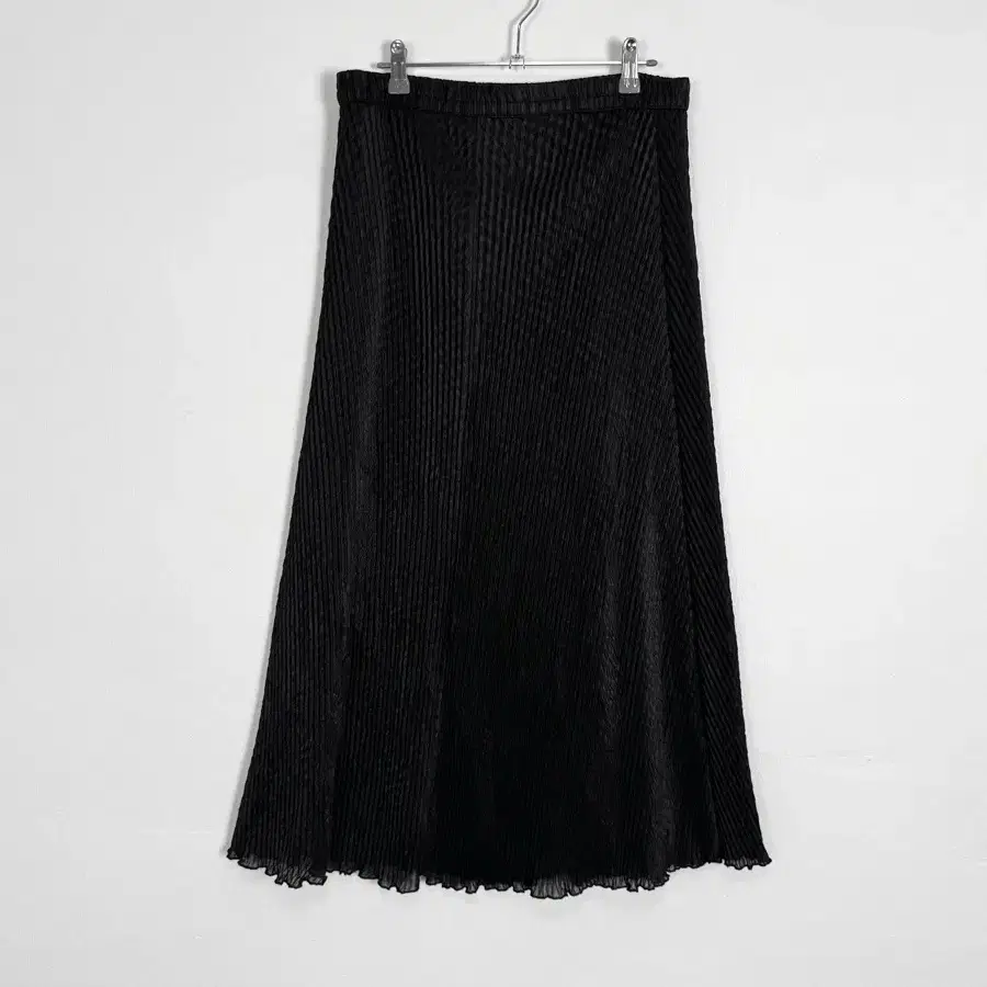 vintage solid pleated skirt