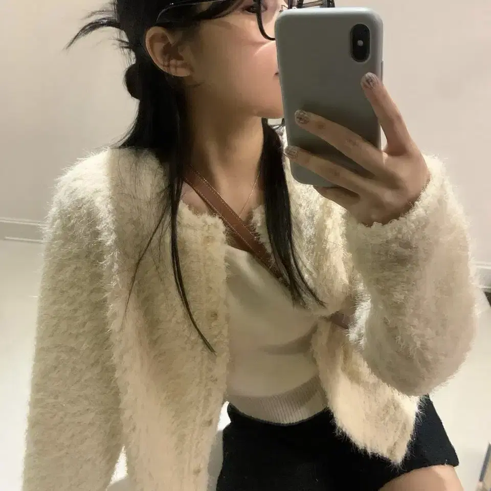 페이보릿띵스 snow cardigan