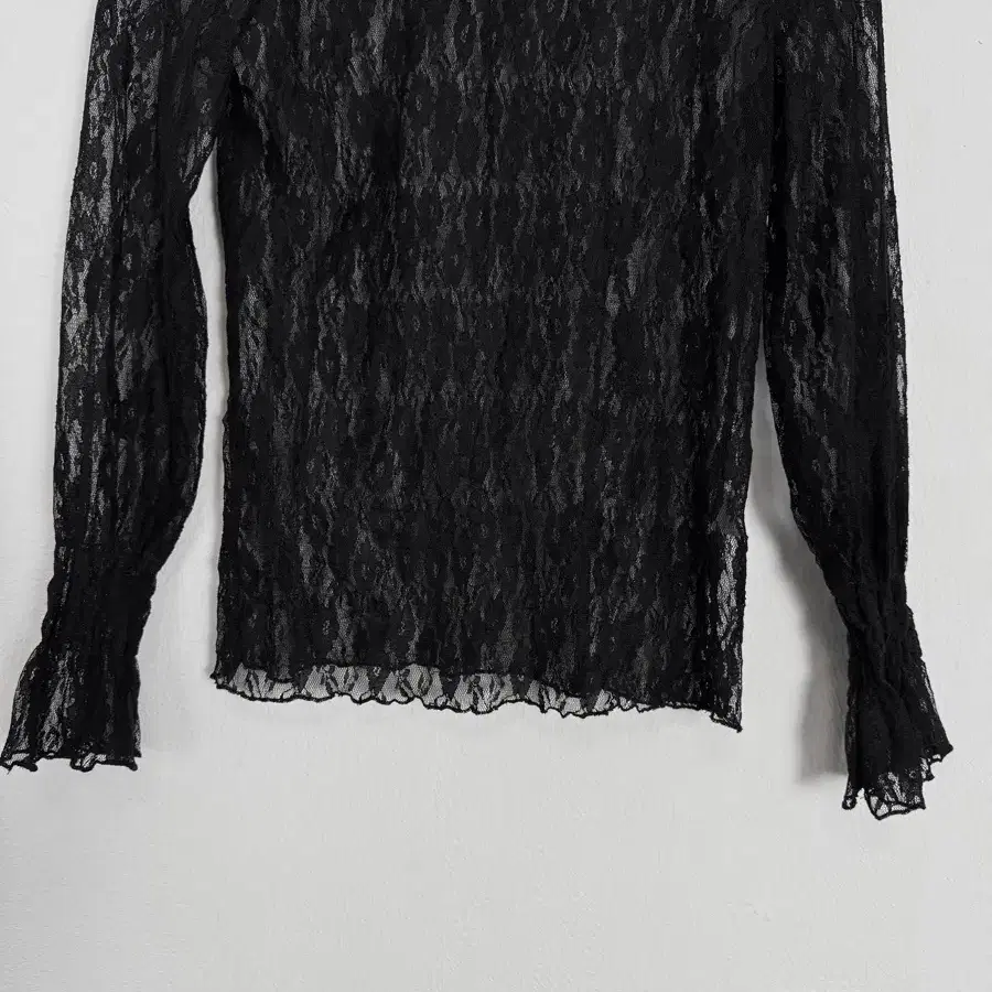 vintage black lace top