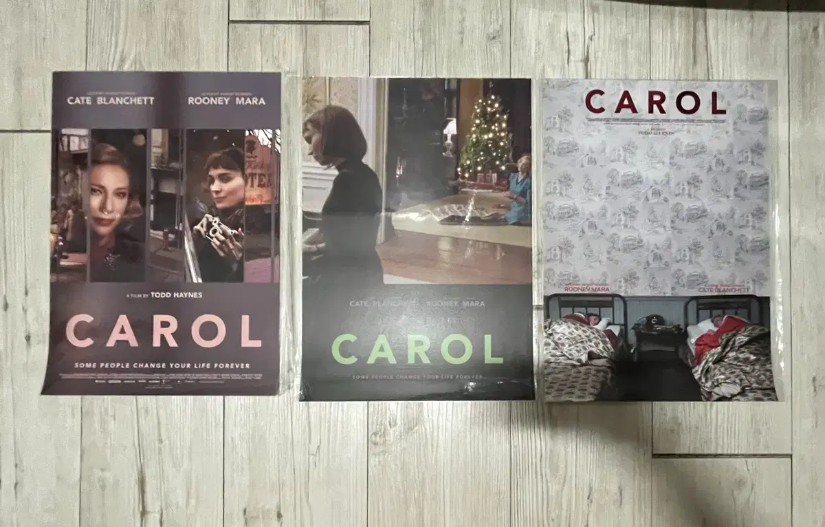 Carol poster 3 types