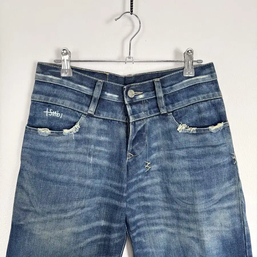 ksubi distressed flare jeans