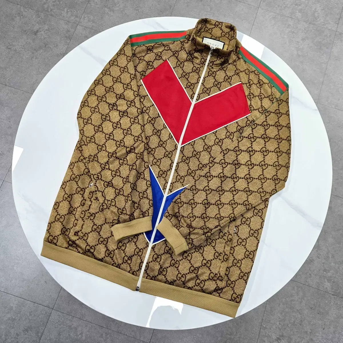 Gucci GG Jacquard Technical Zip Up