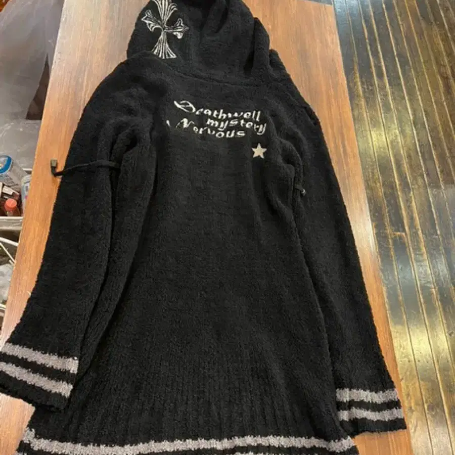 Punk hoodie onepiece 펑크 후드 빈티지 원피스 크롬하츠깔