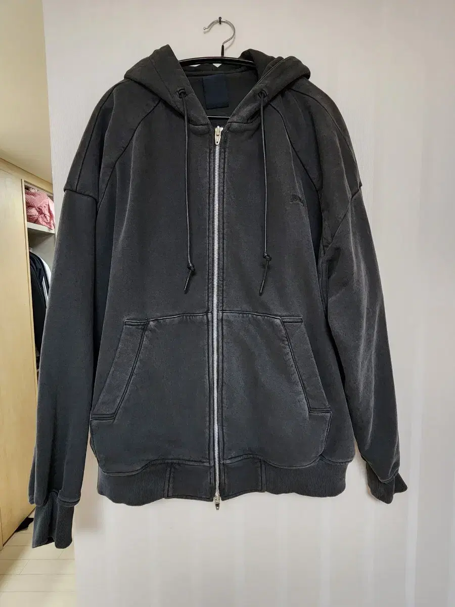 23FW Junji Garment Dying Hooded Zip-up M