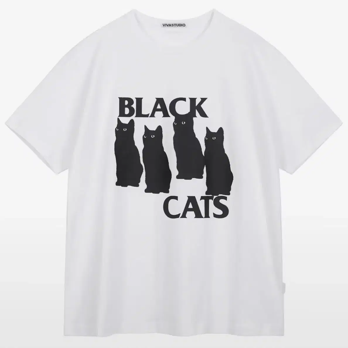 비바스튜디오 BLACK CAT TEE 블랙 캣 반팔 판매