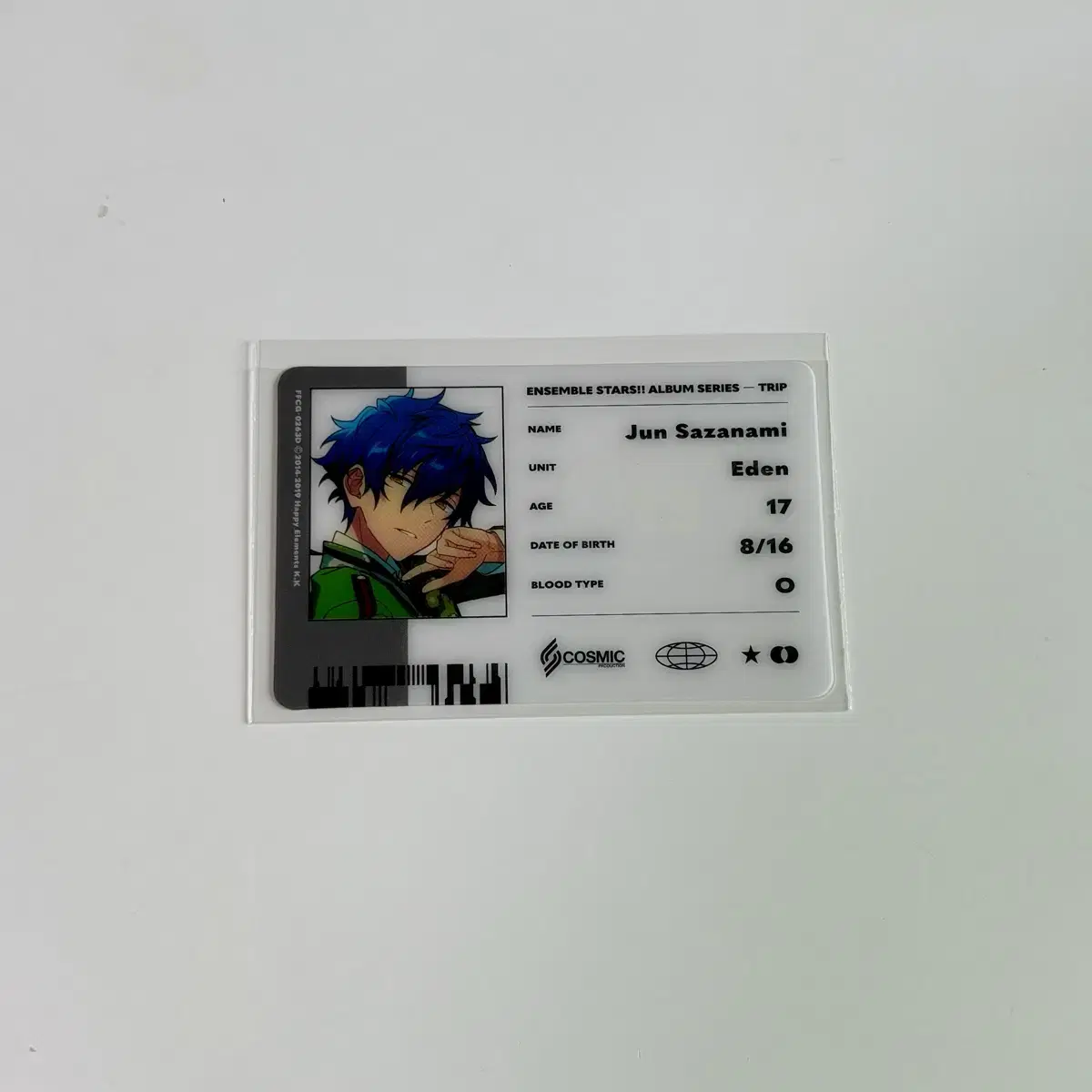 Angsta TRIP First Limited Edition album ID Card Eden Sazanami Jun