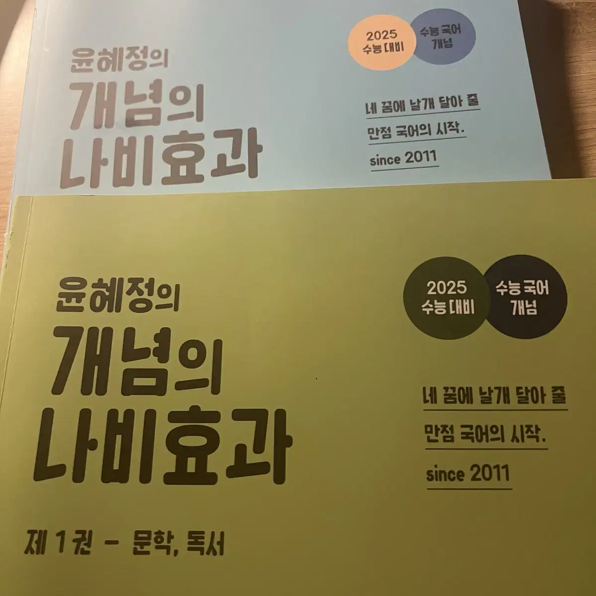 윤혜정의 개념의 나비효과 미사용 국어 문제집