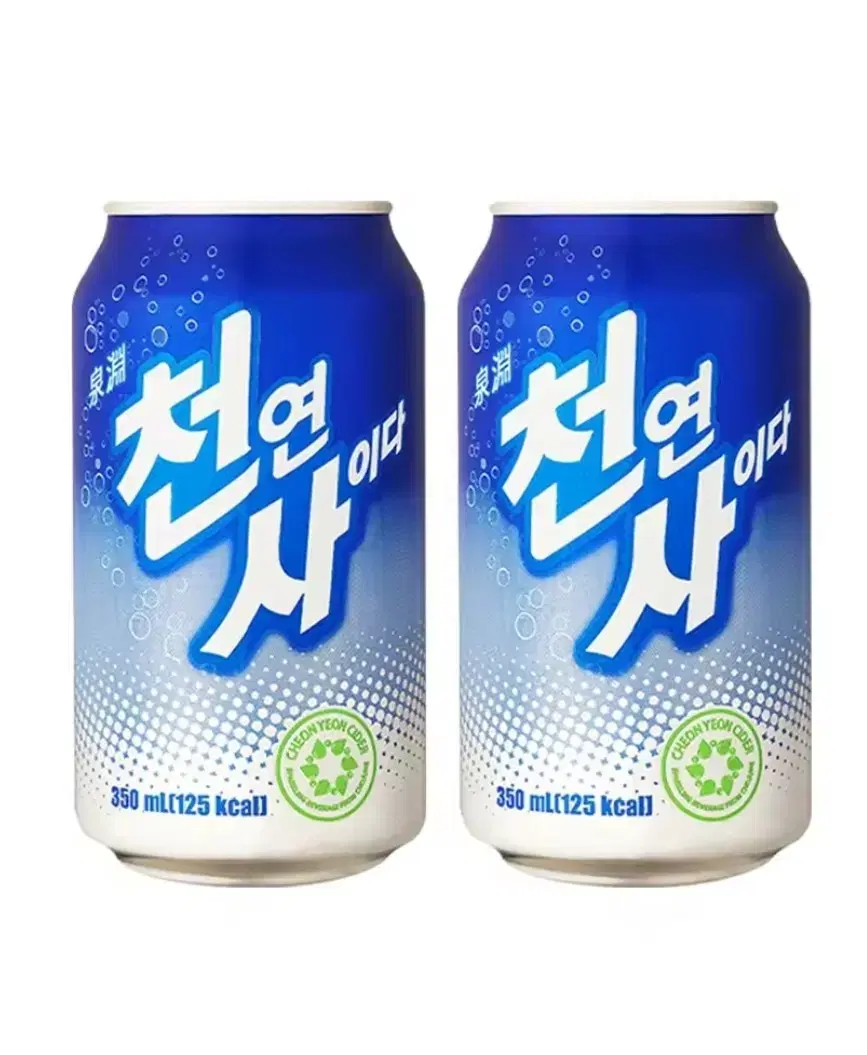 천연사이다 350ml 24개