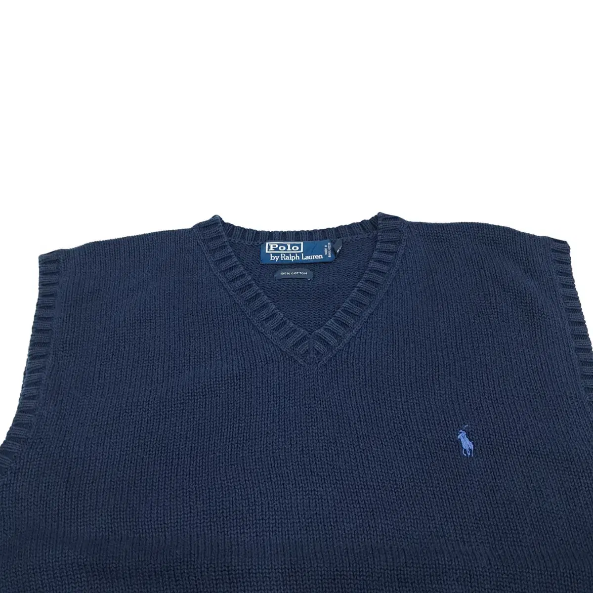 (CS092) XL-2XL 폴로 랄프로렌 네이비 니트 베스트 knit