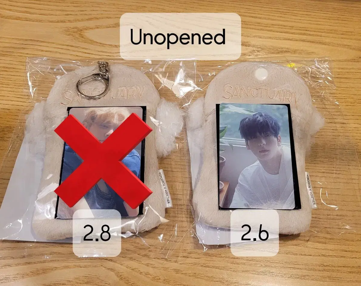 (unsealed) Sanctuary pop up MD Photo Holder keyring Soobin