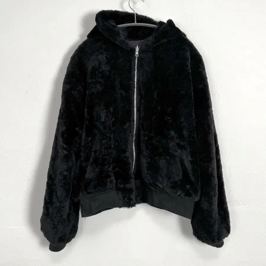 reversible faux fur bomber jacket